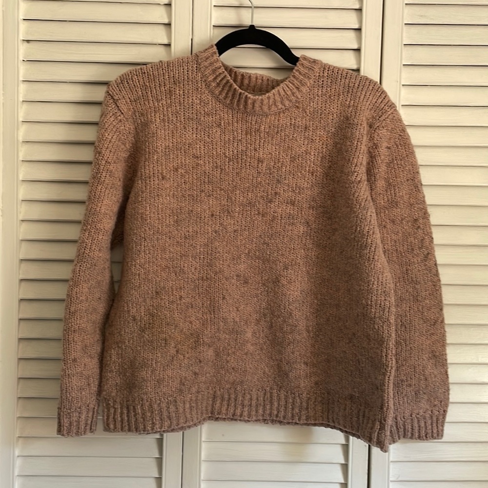 Pink wool sweater